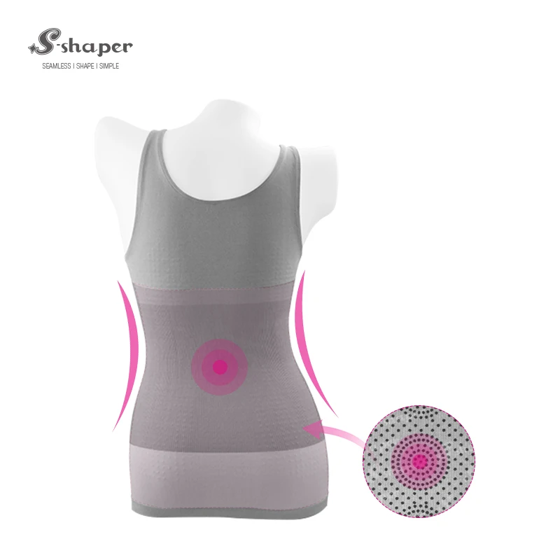 S-SHAPER Formal Body Shaper Slim Woman Tourmaline Bamboo Tank Top