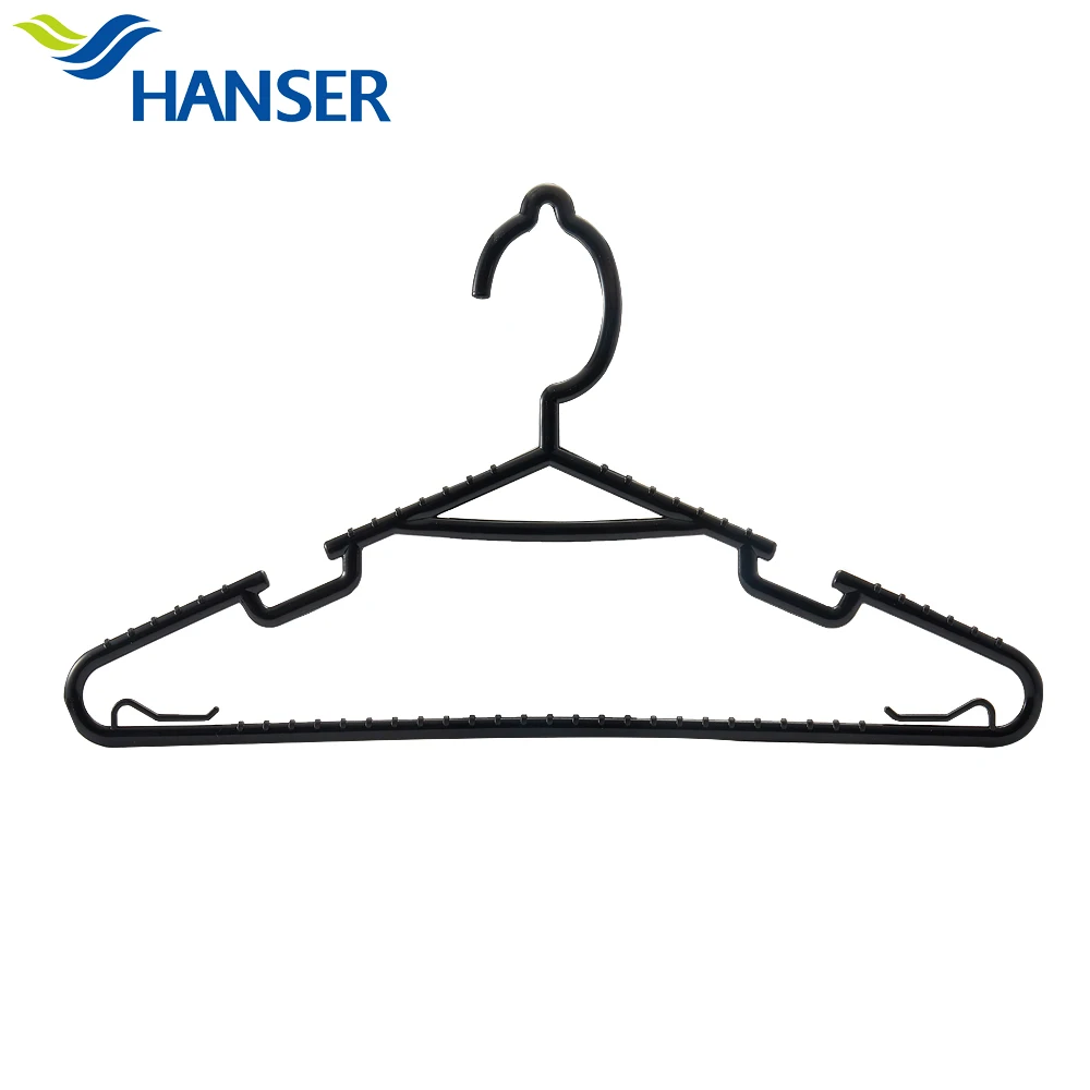 Hanser дешевые скользящие пластиковые вешалки для