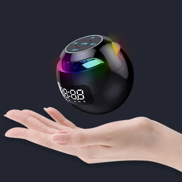 Best price good sound quality and long life LED portable alarm clock active wireless speaker