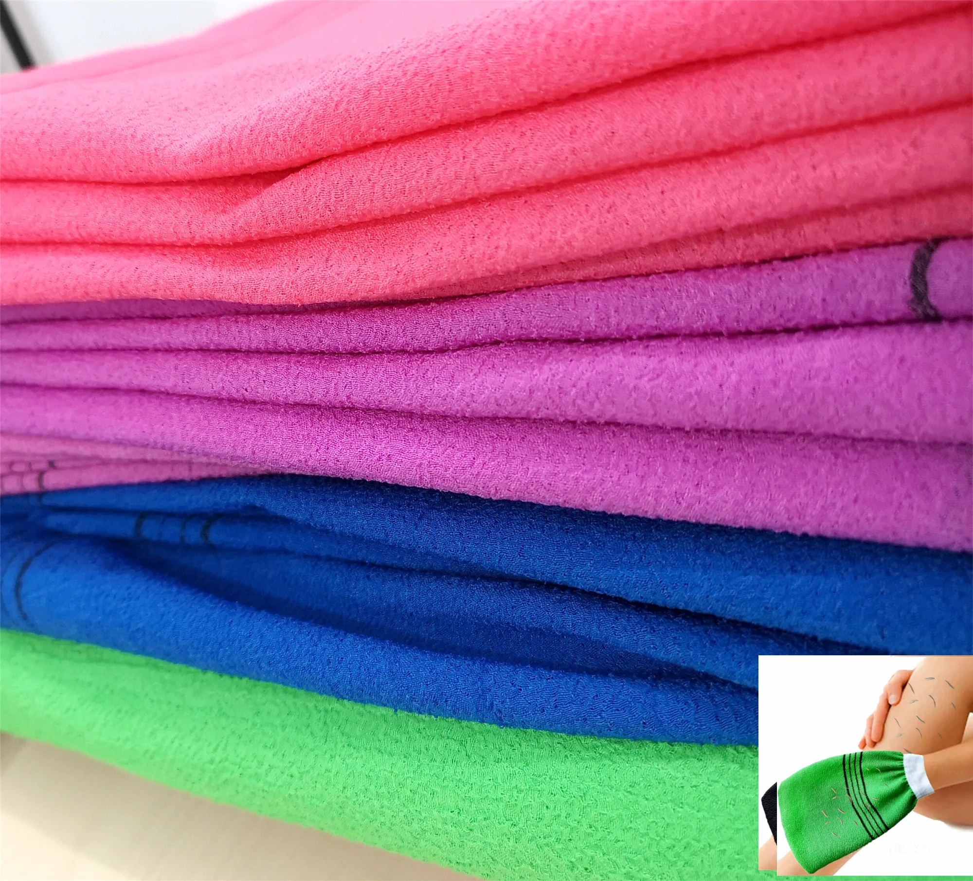 Поставка от производителя цветной полиэстер + вискоза ткань для мытья оптовая продажа дешевые ткани из марокканского вискозы в наличии набор ванны