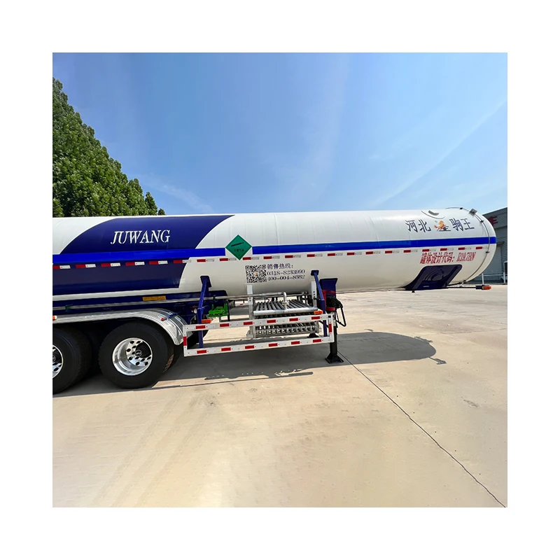 storage vacuum Transporter tanker semi trailer Cryogenic liquid argon storage tank semi-trailer