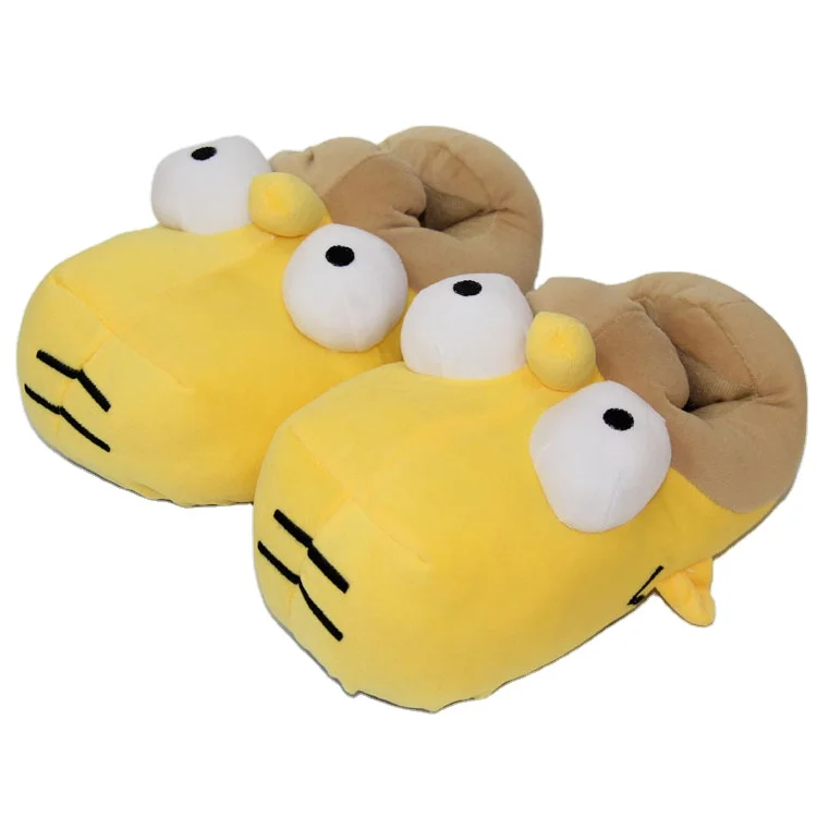 new arrivals kids Simpsons  plush Winter Warm Cotton Home Plush  Animal Slipper plush toy