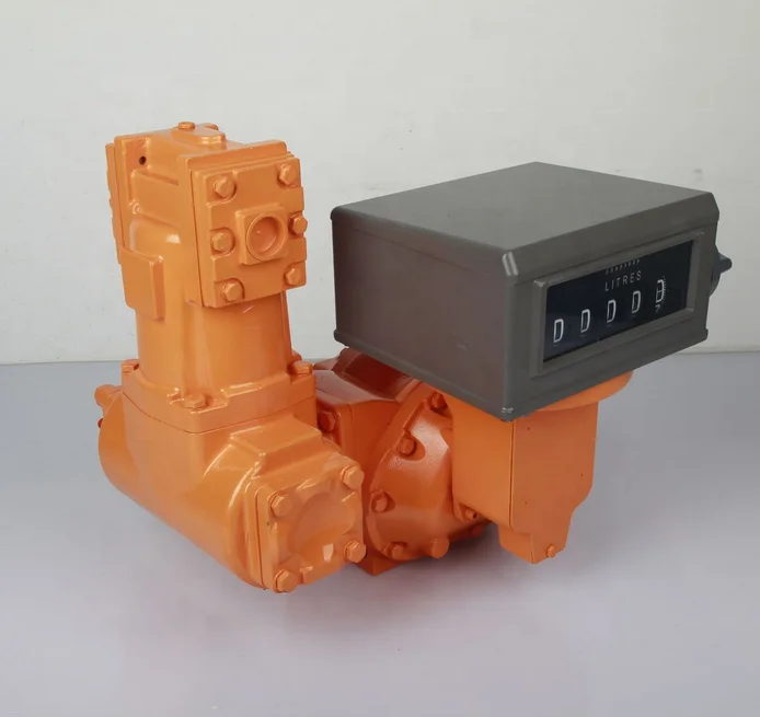 Digital Diesel PD Flowmeter Counter Mechanical Oil Fuel Consumption Positive Displacement Industrial PD Flow Meter