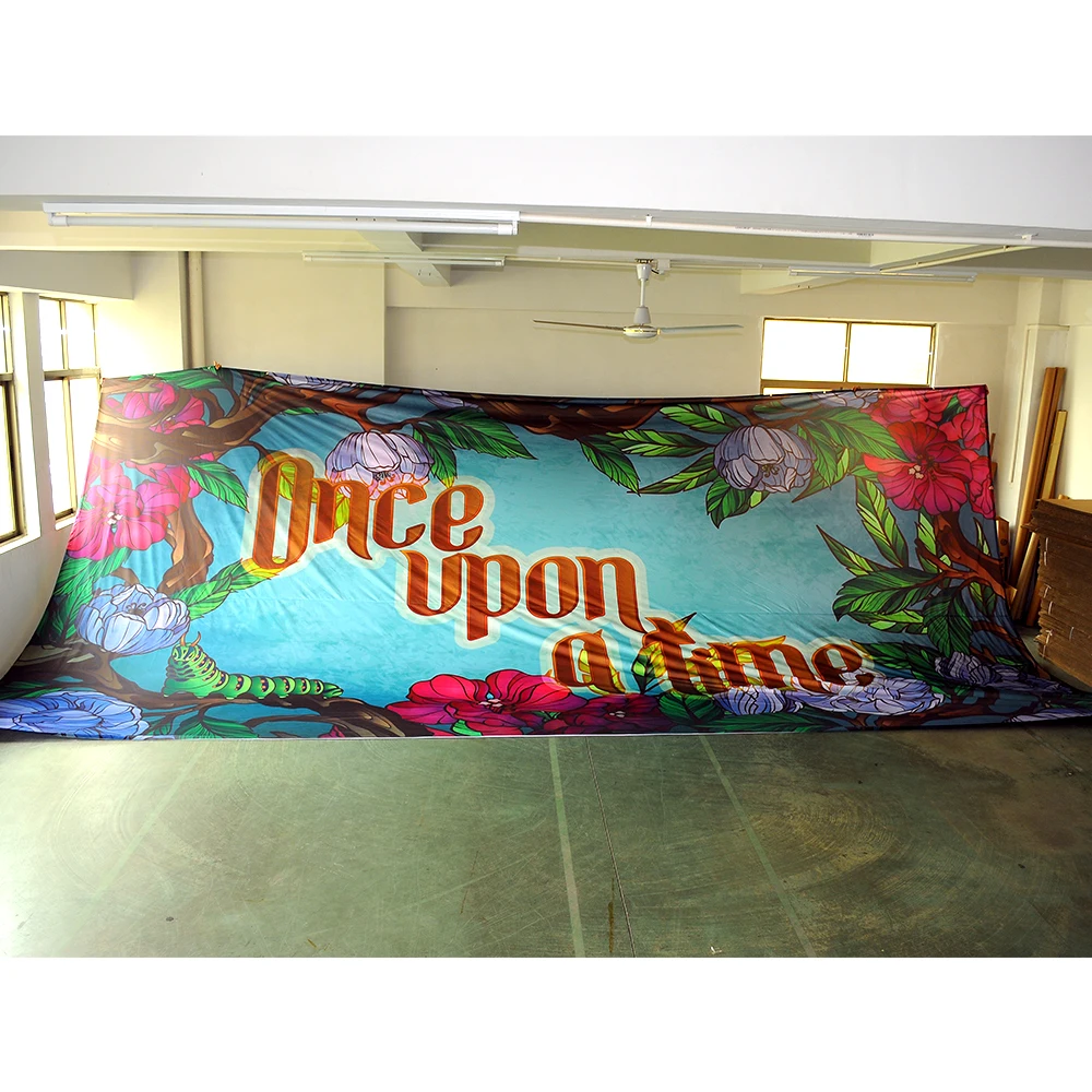 dye sublimation printing backdrop fabric banner print backdrop fabric, church backdrop decoration