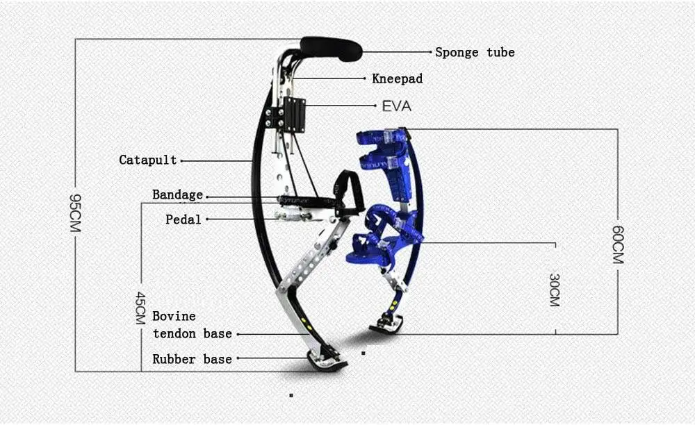 New Fashionable Running Walking Toys Kangaroo Jumping Shoes Stilt Outdoor Sports Skyrunner Jumping Stilts