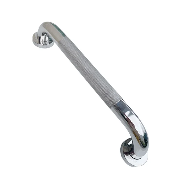 Custom Safety Handrail Bathroom Toilet Support Grab Bar Stainless Steel Knurled Handrails Bathroom Toilet Disabled Toilet Handle