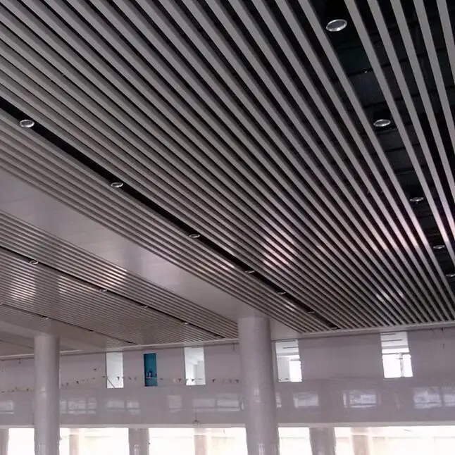 3D Designed Aluminum Ceiling Wall Panels Acoustic Suspended Ceiling Baffles For Indoor Decor