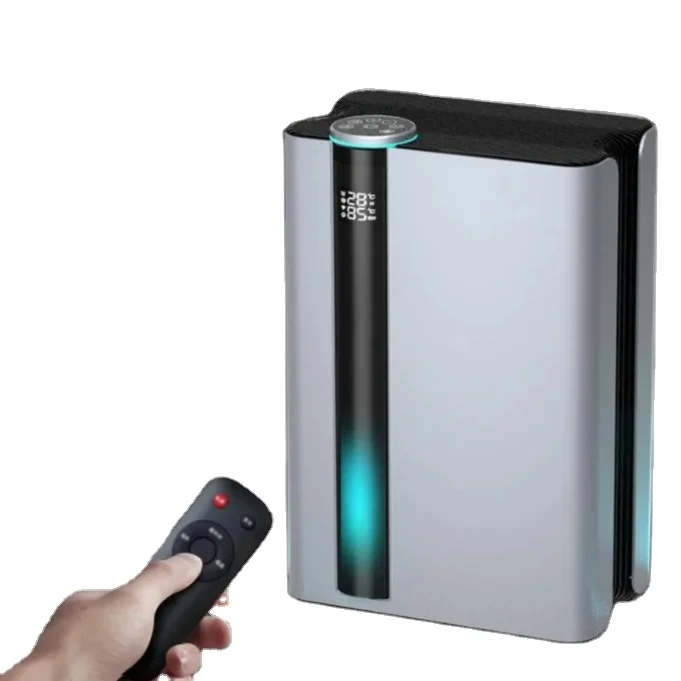2.8L Large Capacity Portable LED Screen Atmosphere Lamp Air Purifier Dehumidifier For Home