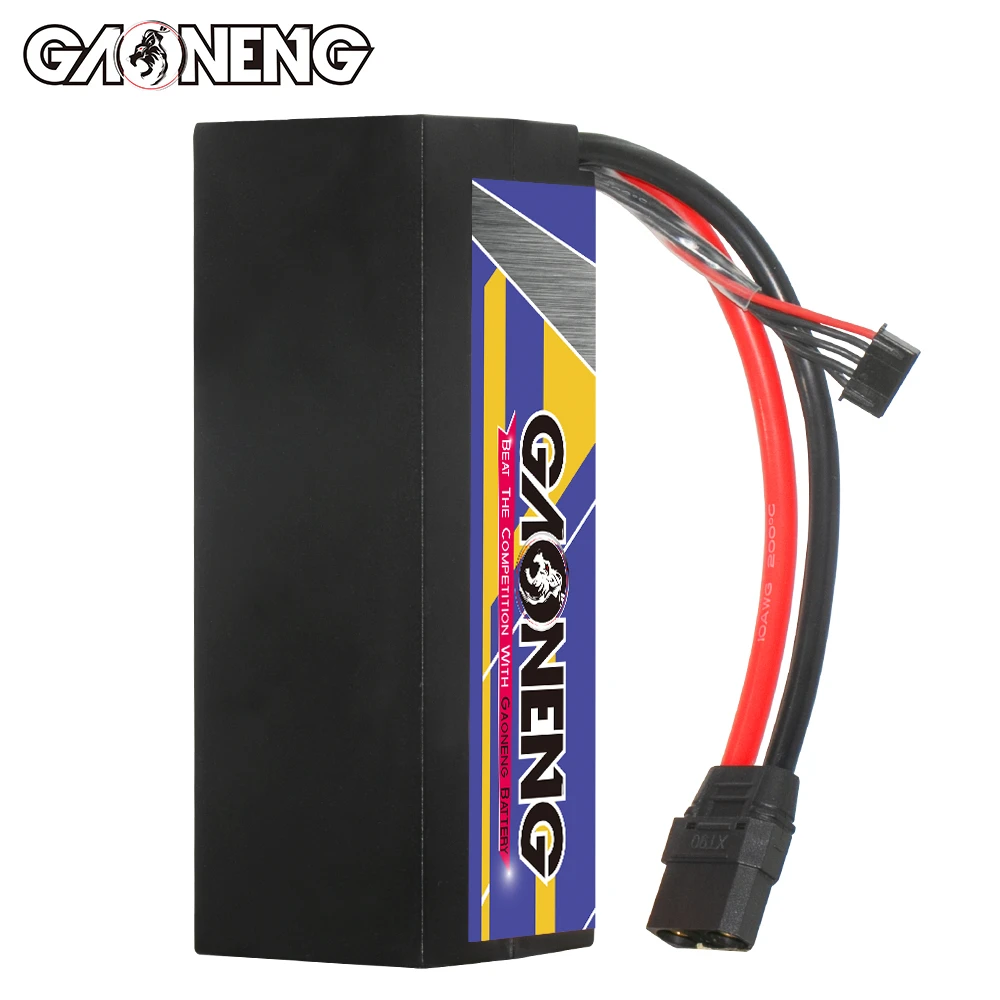 GNB GAONENG 8500MAH 4S 4S2P 14.8V 140C XT90 Cabled Hard Case RC LiPo Battery 1:8 1/8 RC Racing Car Boat Truck Truggy