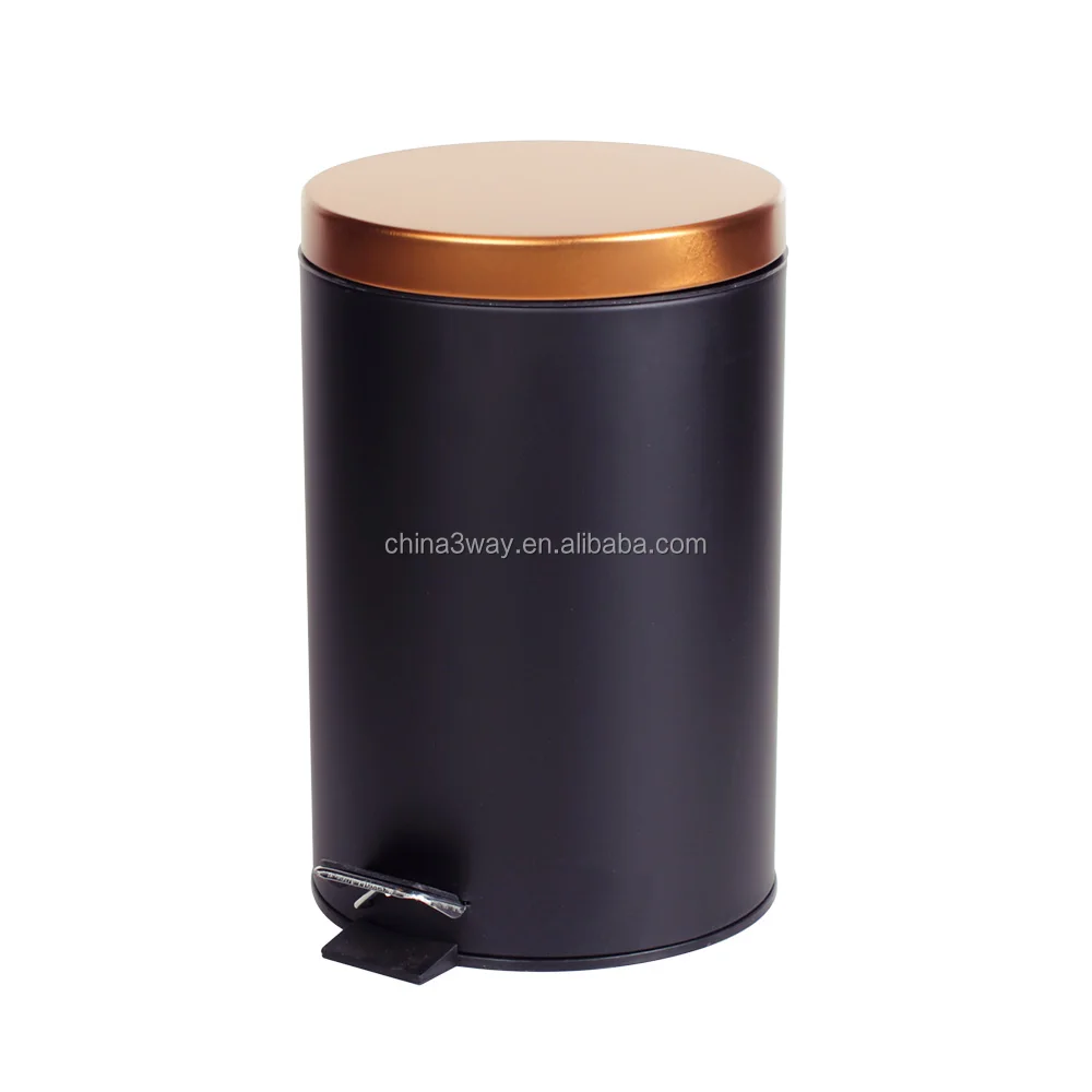 Round Rubbish Bin Removable Inner Garbage Trash Foot Pedal Waste Bin Garbage Bin Pedal Outdoor