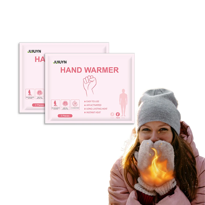 Most Popular Private Label Hot Hands Packs Warm Hand Hot Pack Mini Heat Packs Instant Heating Winter Pocket Hand Warmers
