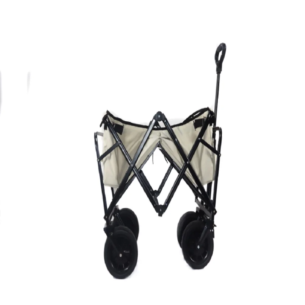 Outdoor Folding Portable Shopping Camping Cart Garden Beach Fishing Trolleys with Hand