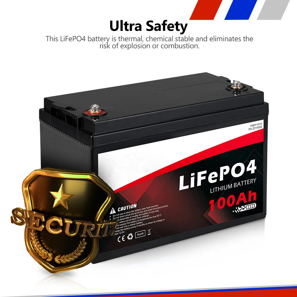 Energy Storage Solar System 200Ah 300Ah Deep Cycle Rechargeable Lithium Lifepo4 Battery 12V 100Ah Solar Battery