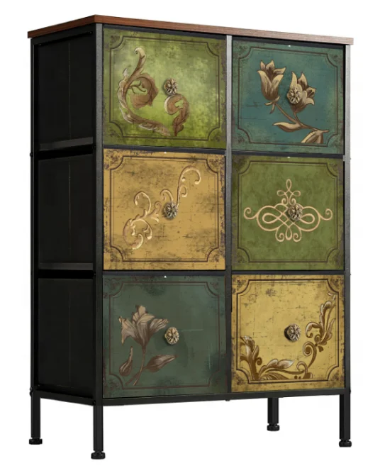 Custom Design Wide Chest multi drawers organizer Easy Pull Clothes Dresser Storage Tower Chest Modern Corner Mailing Package