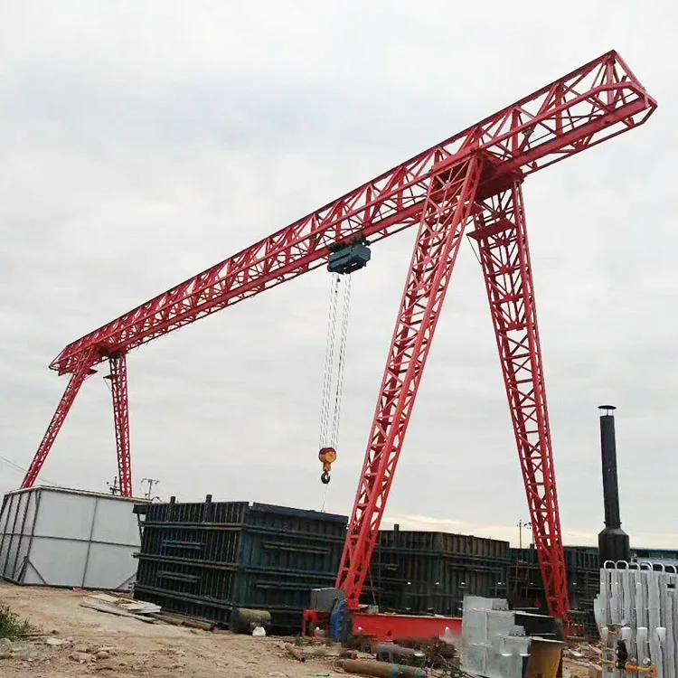 Customized single and double beam gantry crane tyre type container tyre crane Flower frame gantry crane 5 ton 8 ton 10 ton