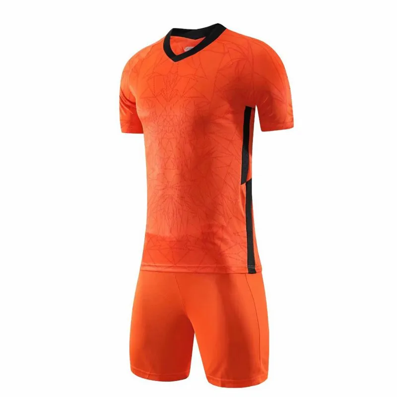 Customized high-quality sports football jersey training uniform 100% polyester club plus size casual football uniform