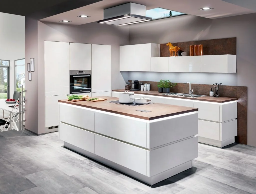 melamine  wholesale high gloss italy  design  kitchen cabinet  PET kitchen cabinet made in china