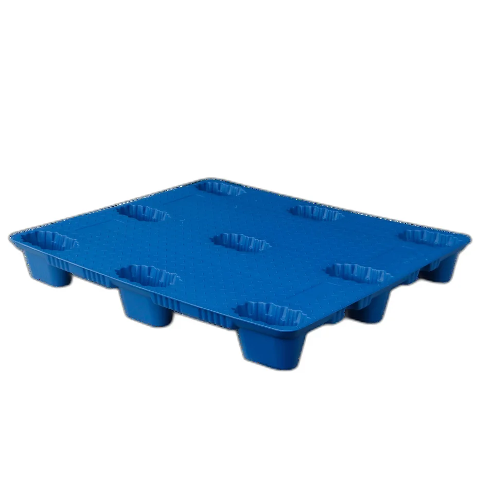 NEXARA Warehouse Storage 1311 1300*1100*150mm Blow Molding Nine Runner Euro Plastic Pallet for Shipping