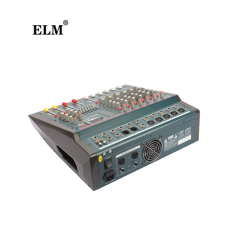 6 Channel Sound Recording Interface Karaoke  Effect audio mixer alto Bass Amplifier Professional