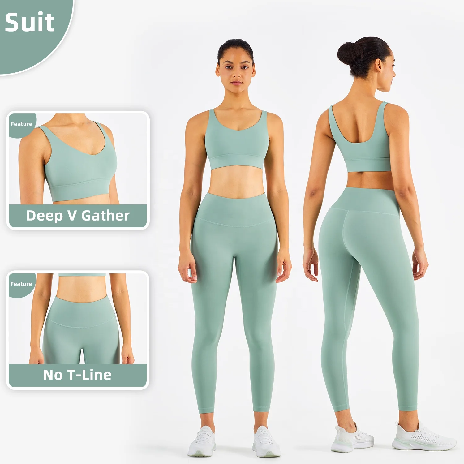 Yoga Enthusiast Skin Friendly Women Sports Pants Softness Without T Line Gym Leggings