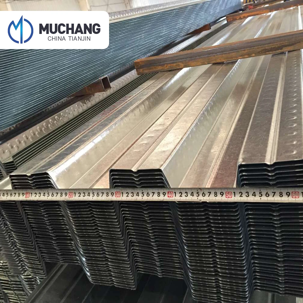 building materials corrugated steel deck panel plate metal floor decking sheet for concrete slab