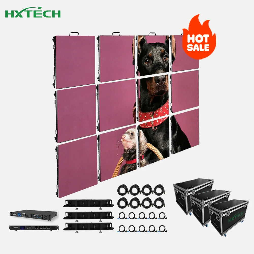 Rental Waterproof High Brightness Seamless Splicing Led Wall 4K Full Color Video Display Screen Panel