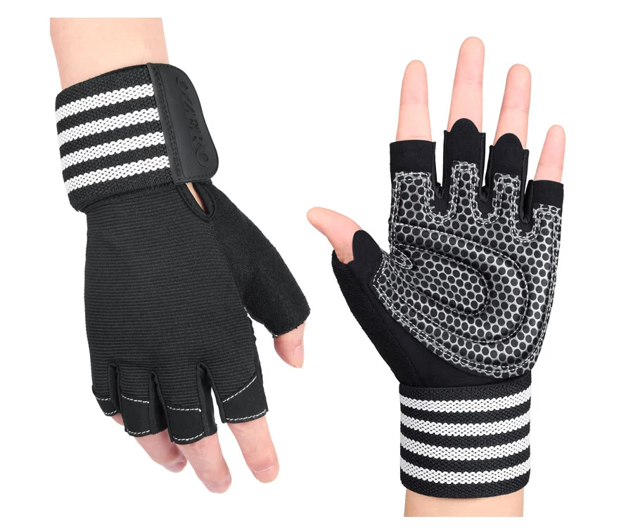 Half Finger Fitness Guantes Para Gym Mujer Customized Private Logo Exercise Gym Protection Sport Gloves For Man Weightlifting