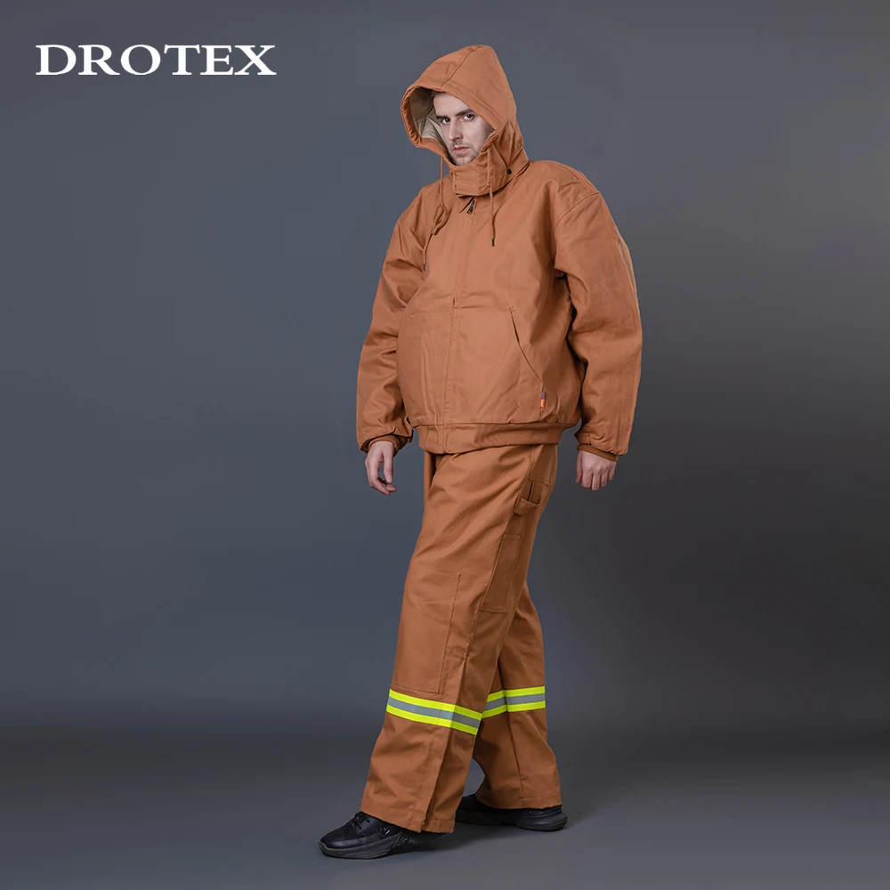 Comfortable Electric Jacket Pants Flame Retardant Workwear Reflective Work Suits For Men