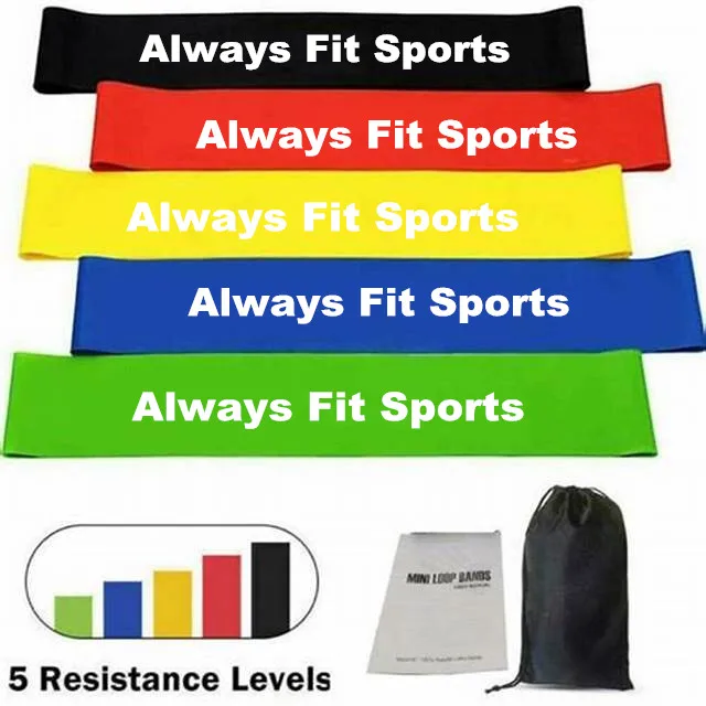 Тренировки Фитнес мини 10/12 дюймов сопротивление эластичная лента фитнес петли для ног и рук asist упражнения