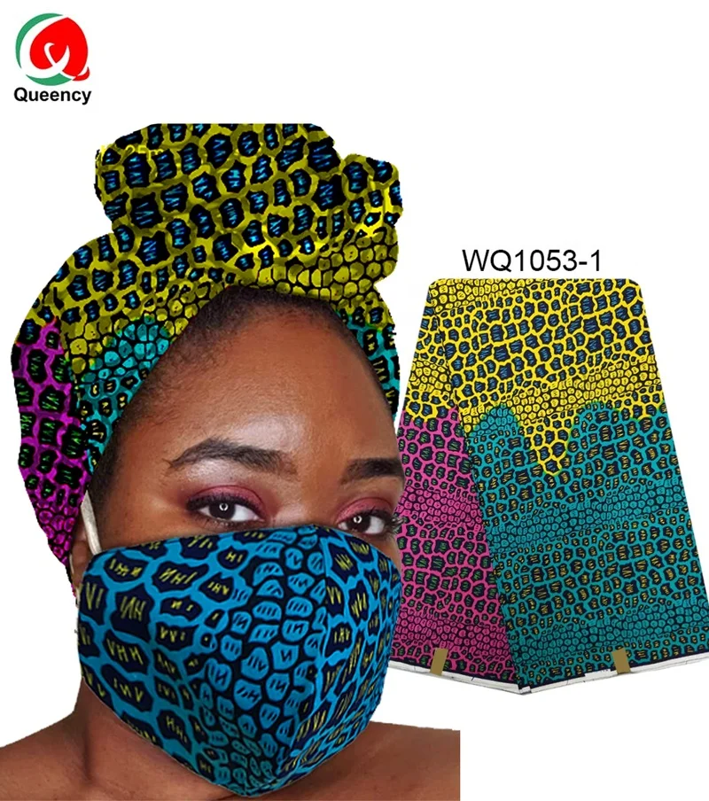 Civilian face mas k fabric african wax mas-k washable100% cotton anti dusty face ankara mas k fabric queency fabric