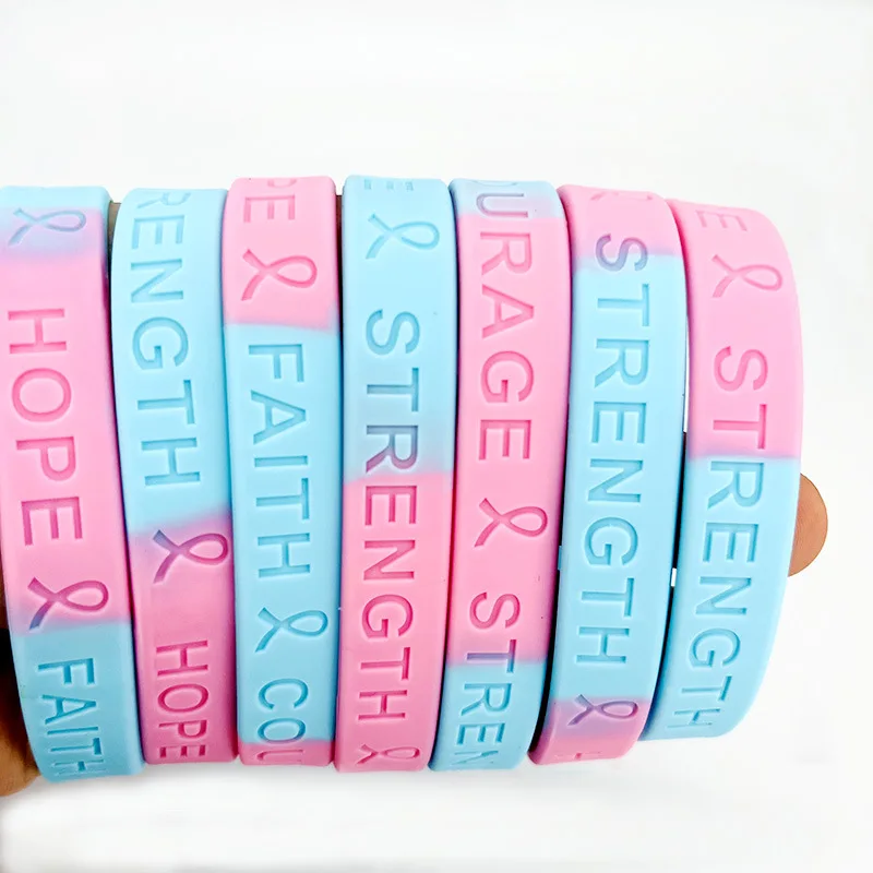 Cheap Product Custom Design Debossed Embossed Color Filled Football Flexible Gym Baseball Wristband