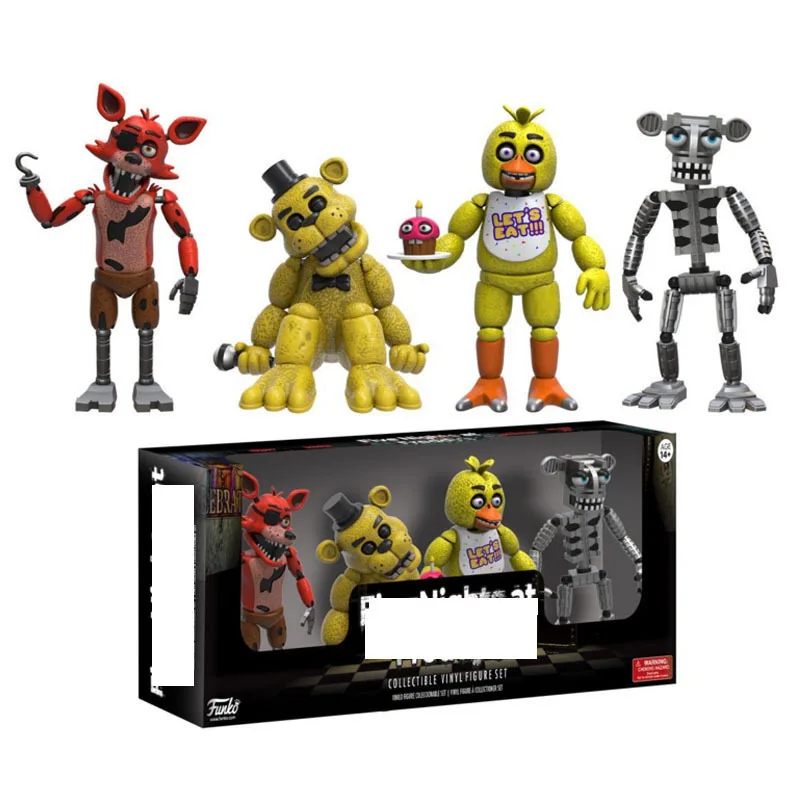 New arrival Five Nights At Freddy Action Figures 6pcs/pack Toy Model