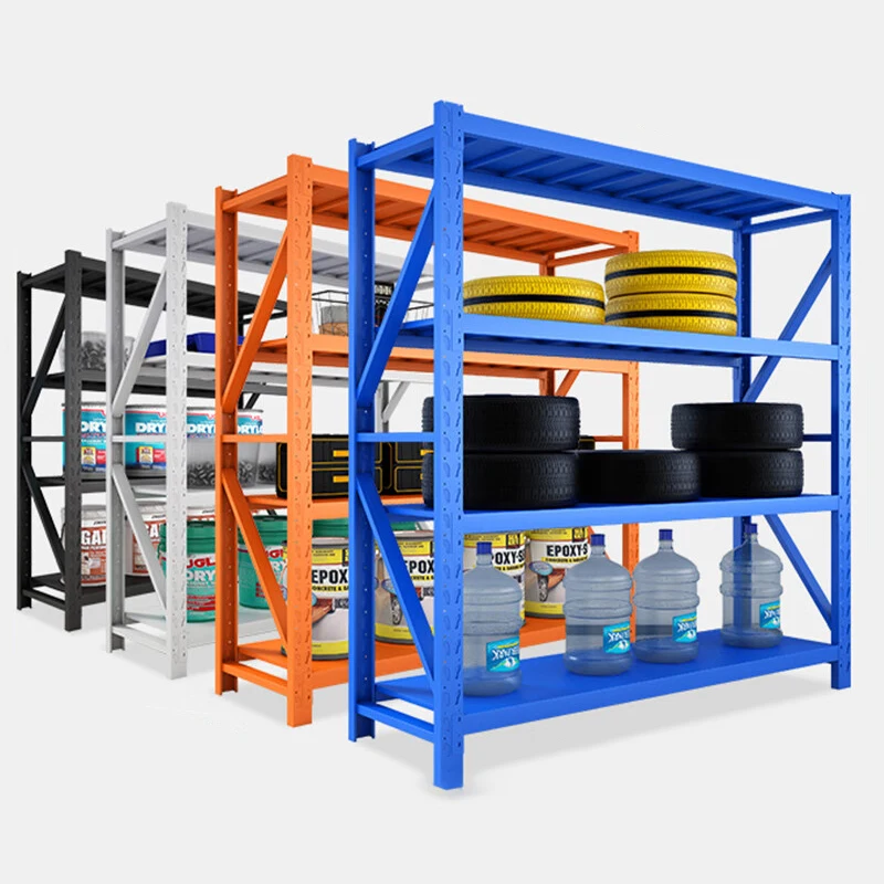 Supermarket warehouse heavy duty steel shelf storage rack, adjustable steel storage rack,industrial metal storage shelves