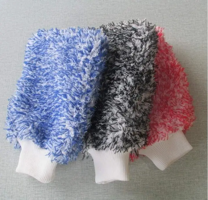 Microfibre Car Cleaning Wash Glove Mitten Microfiber Car Wash Mitt