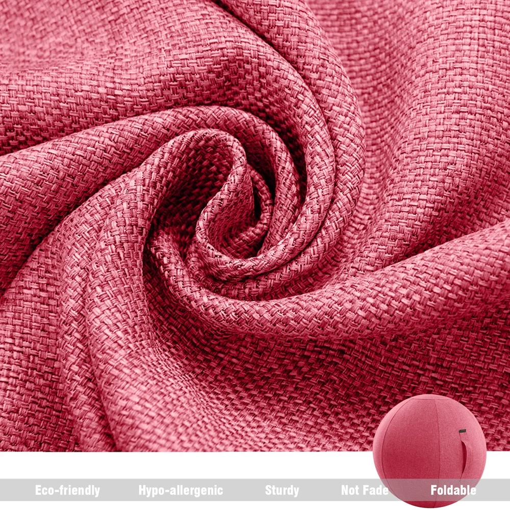 75 см розовое стабильное Упражнение мяч стул красочный йога мяч чехол