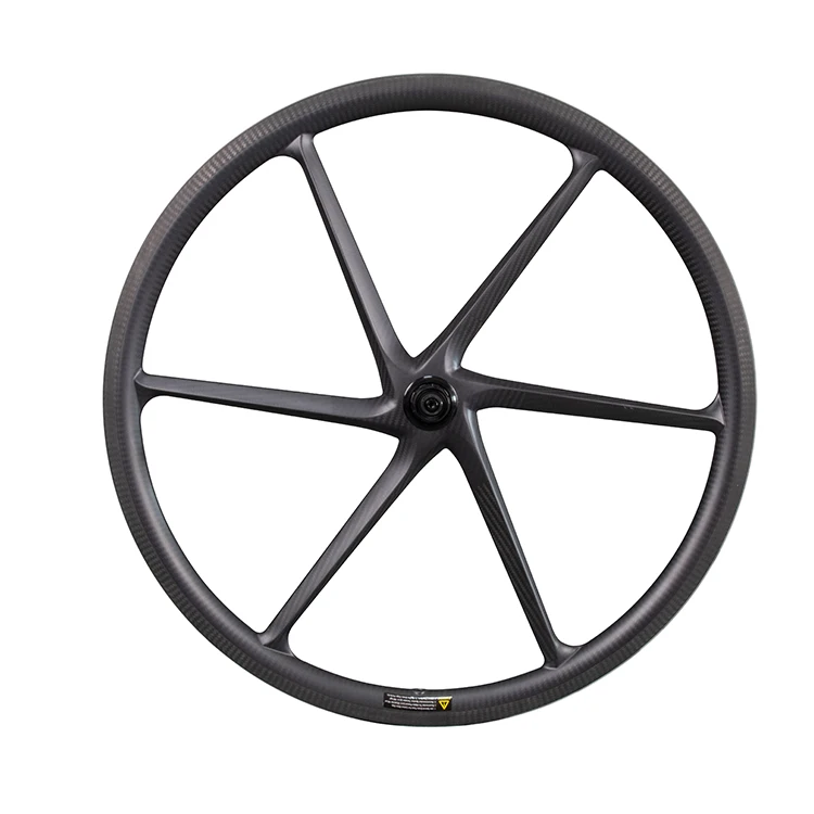 carbon road rim brake 6 spokes road wheels