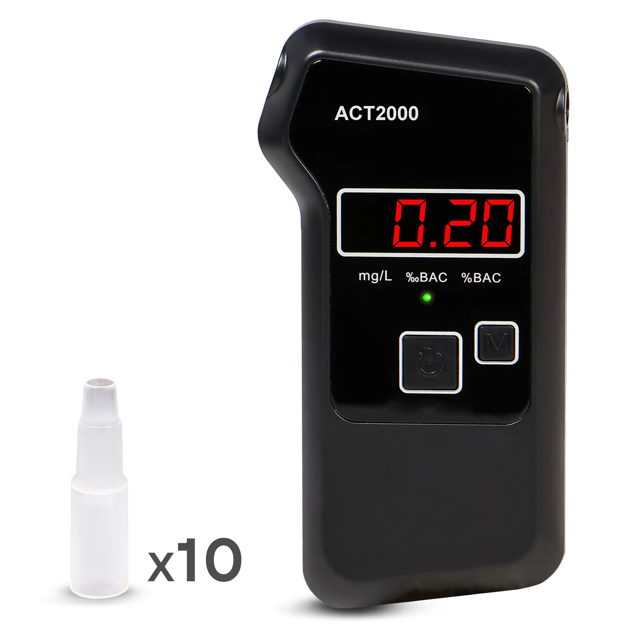 Fast Response Alcohol Tester Fuel Cell Sensor Breathalyzer CE RoHS Gas Analyzer Car Detector