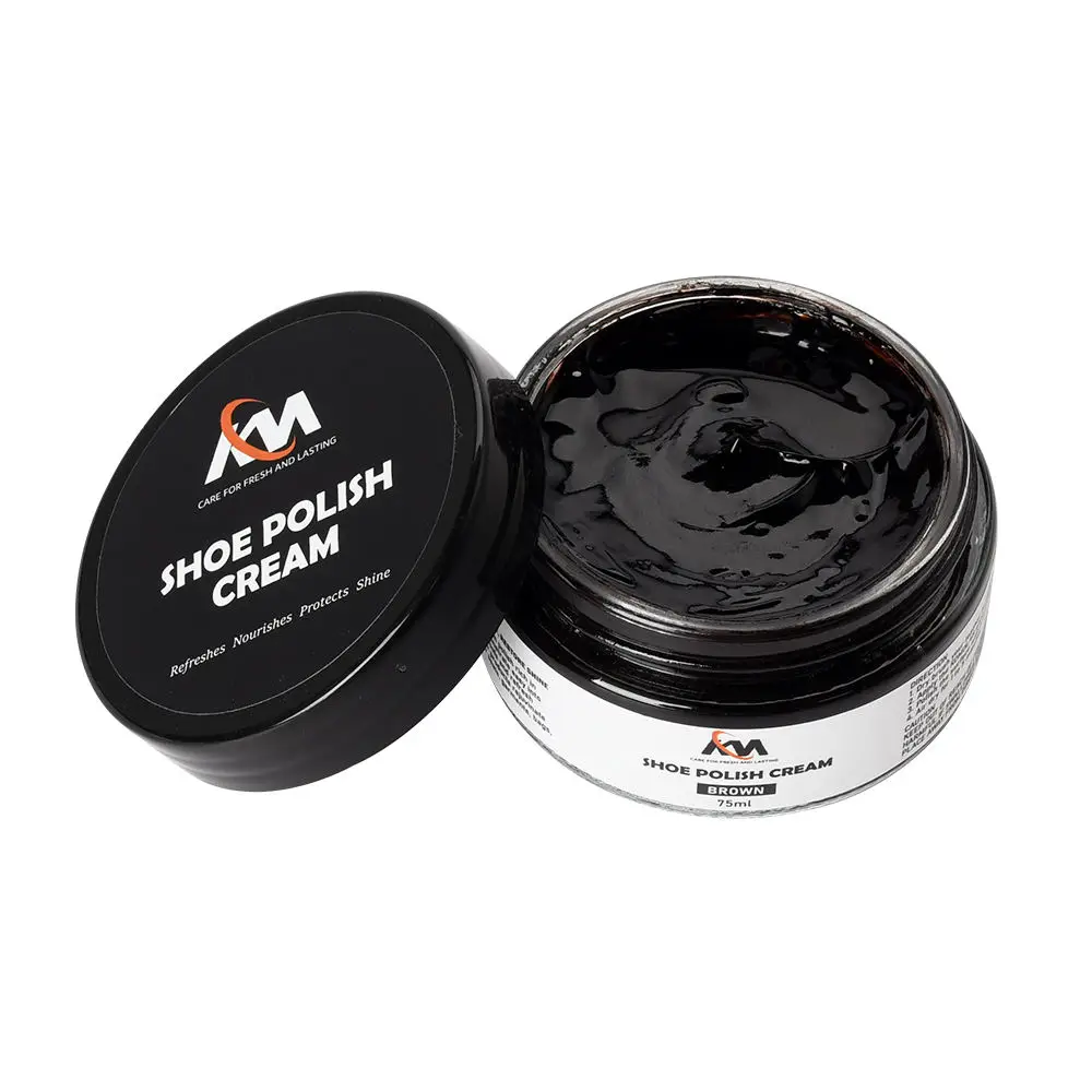 Km New Neutral Waterproof Leather Balm Shoe Polish,Hoe Care Shine Shoe Cream