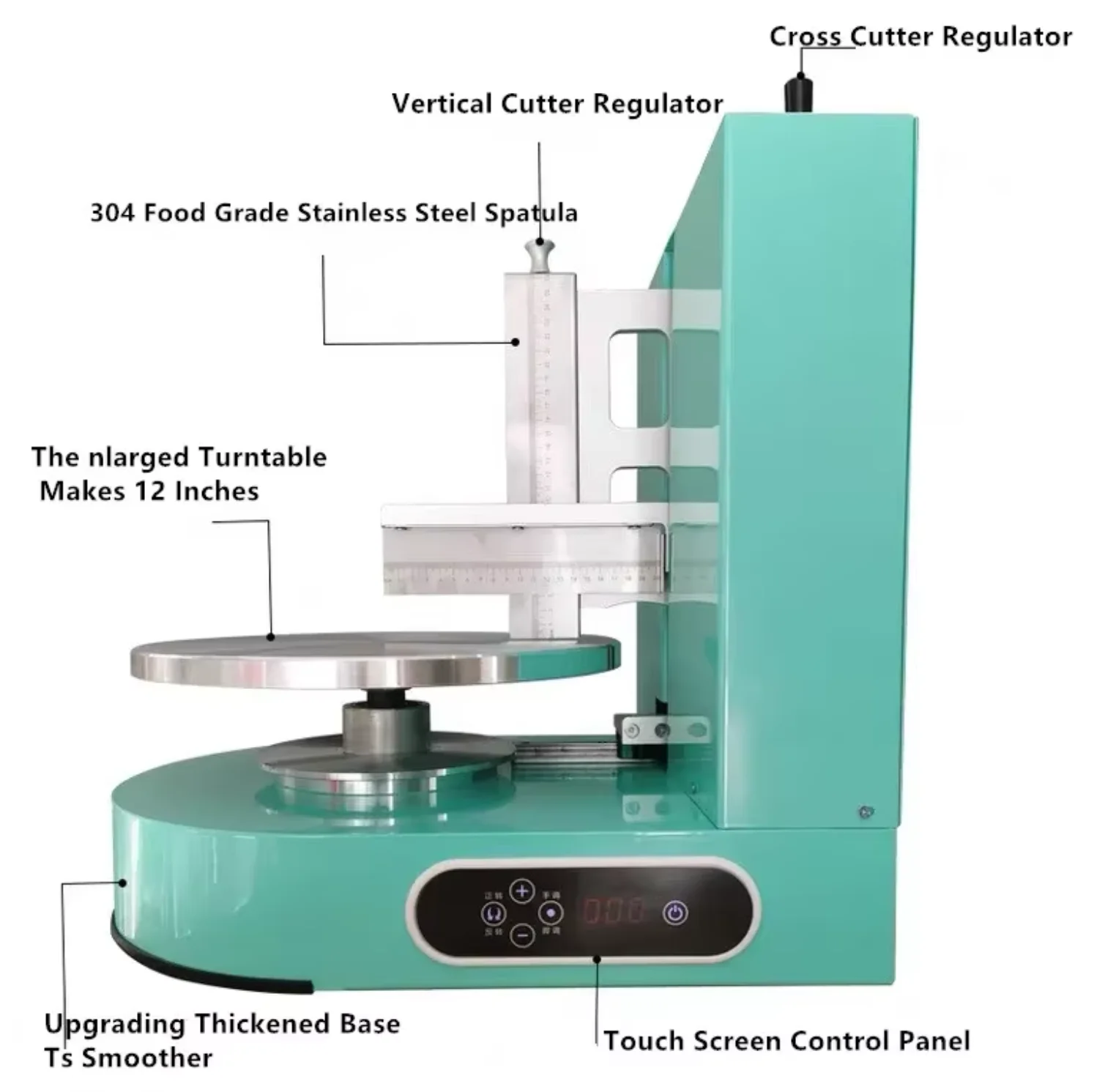 commercial birthday cake obliterating machine cake cream cake spreading machine Cream Icing Coating Machine Baking equipment