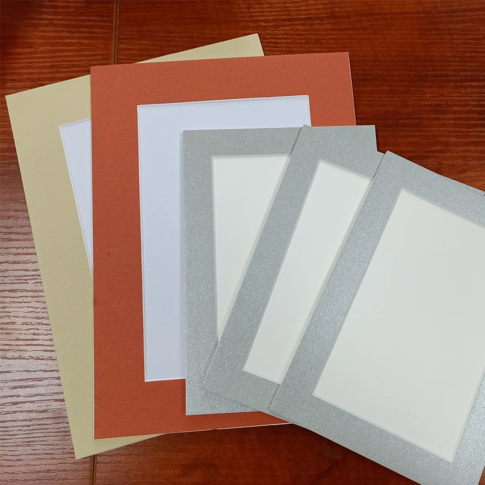 Оптовая продажа OEM бумажная фоторамка с индивидуальным размером семейная 5x7 8x10 дюймов матовая доска