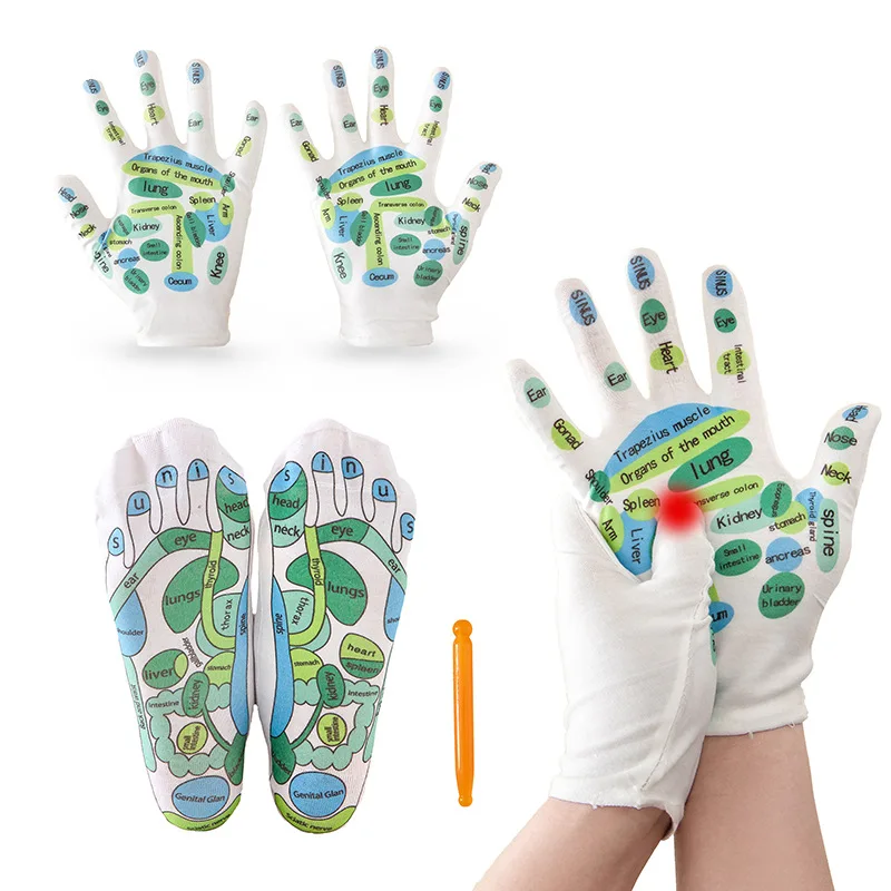 Wholesale Acupuncture Point socks reflexology socks acupressure reflexology socks