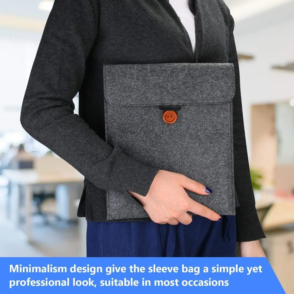 
Customized logo A4 felt document holder soft microfibre interior felt file holder 