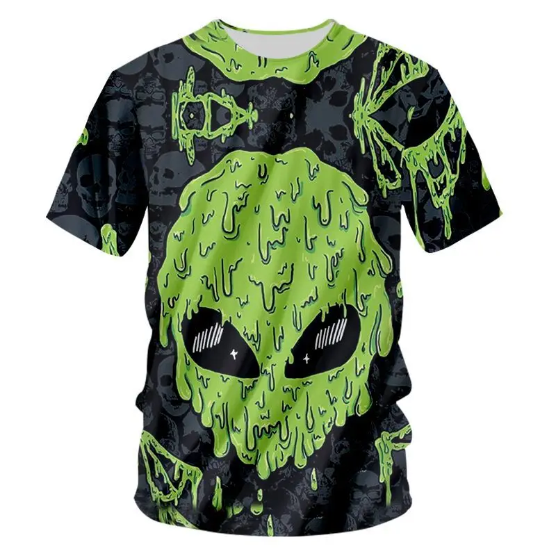 
 Оптовая продажа, мужская летняя футболка оверсайз из высококачественной ткани с принтом боевых анимаций на заказ  