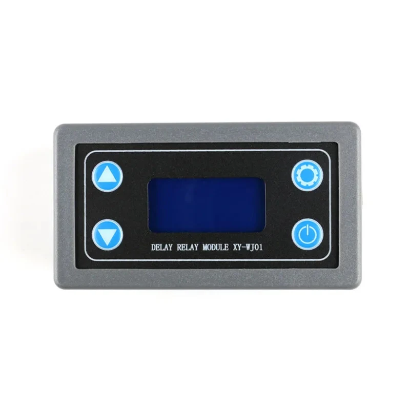 DC12V LED Digital Time Delay Relay Module Programmable Timer Relay Control Switch Timing Trigger Cycle with Case for Indoor