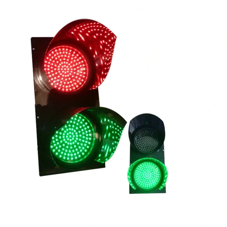 
200mm 300mm solar powered flashing traffic warning light 