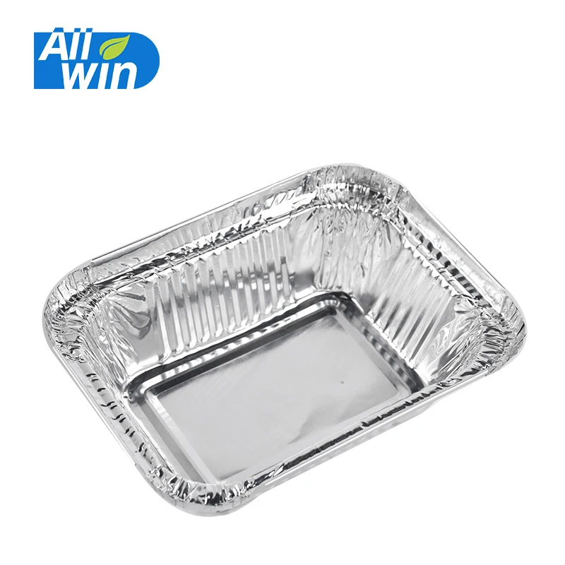 250 мл, алюминиевый пищевой контейнер, одноразовые контейнеры из алюминиевой фольги, прямоугольная кастрюля F0