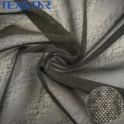 Elastic mesh lace fabric nylon spandex mesh fabric for lingerie, bra, intimate apparel