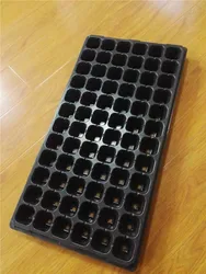 High Quality 72,108,128,200 Cells PVC/PS Plastic Seedling Tray Extra Strength Seed Trays for Vegetable Seedlings