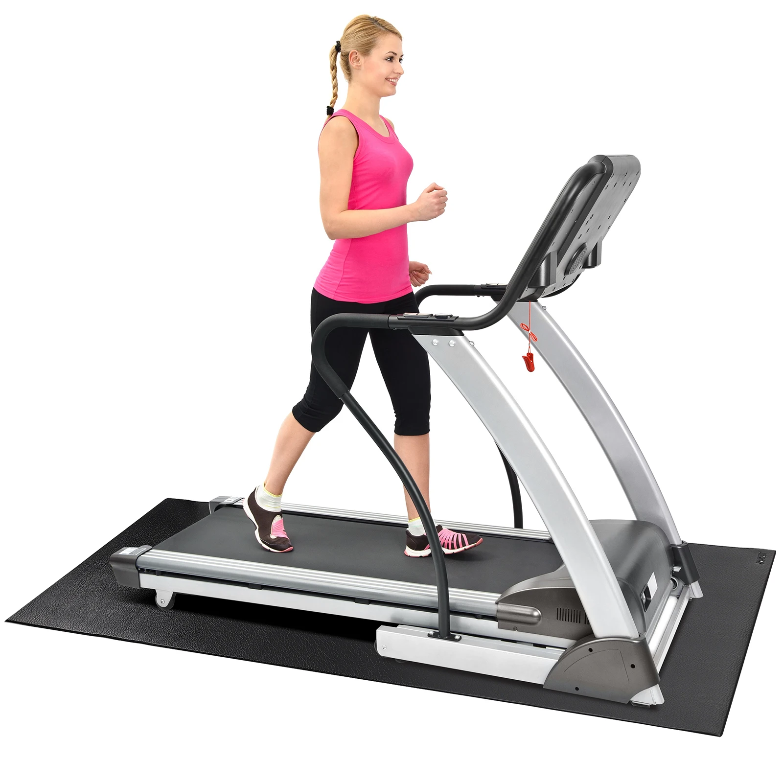 Eco Friendly PVC Foam Indoor Equipment Treadmill Spin Bike Bike Mat Bicycle Trainer floor Mat