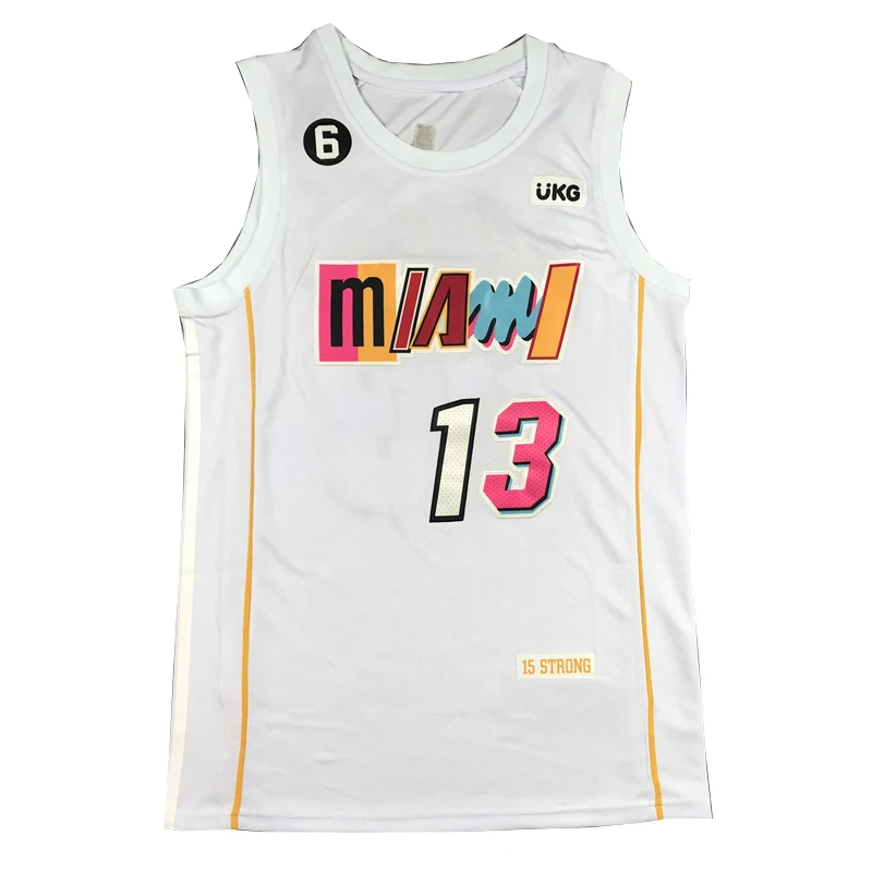 original 1:1 Unisex Miami Team Jimmy Butler NK White 2022/23 City Edition Swingman Jersey basketball uniforms for men sportswear